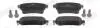 Тормозные колодки задние Peugeot Expert / Citroen Jumpy, Spacetour / Opel Vivaro, Zafira Jurid 573863J (фото 1)