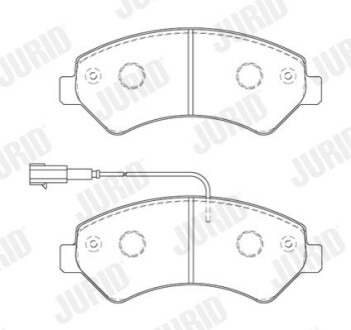 Гальмівні колодки передні Fiat Ducato / Citroen Jumper / Peugeot Boxer Jurid 573849J