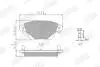 FORD Тормозные колодки задн.Mondeo III 00-,Kangoo 01-,Jaguar X-Type Jurid 573012J (фото 1)