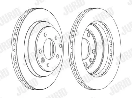 Диск тормозной AUDI,PORSCHE,VOLKSWAGEN Jurid 562393JC1