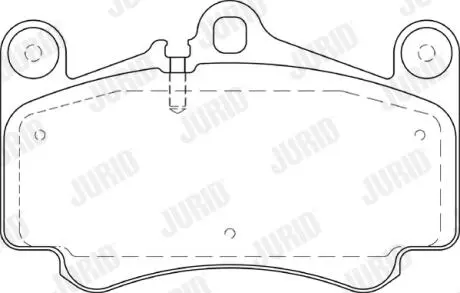 Колодки тормозные PORSCHE 911 Jurid 573645J