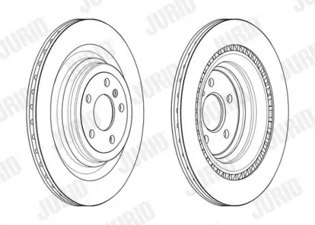 Диск тормозной MERCEDES Jurid 563243JC
