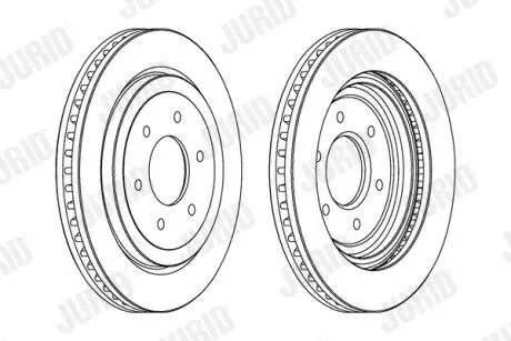 Диск гальмівний NISSAN Jurid 563024JC1