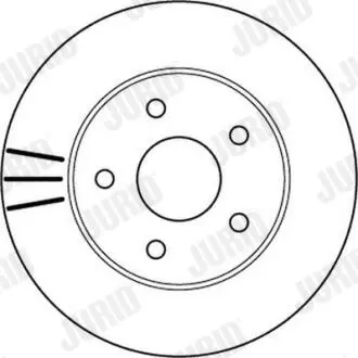 Диск тормозной JEEP Jurid 562147JC