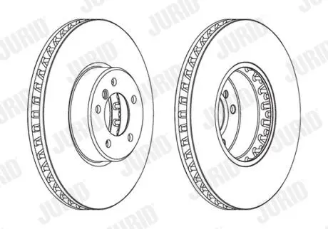 Диск гальмівний BMW Jurid 563045JC1