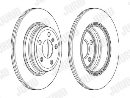 Диск гальмівний BMW Jurid 562980JC