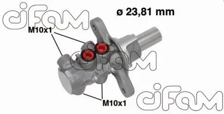FIAT Главный тормозной цилиндр без ABS Doblo 05- (сист.Bosch) CIFAM 202-678