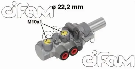 FIAT Главный тормозной цилиндр с ABS Doblo 05- (сист.Bosch) CIFAM 202-677