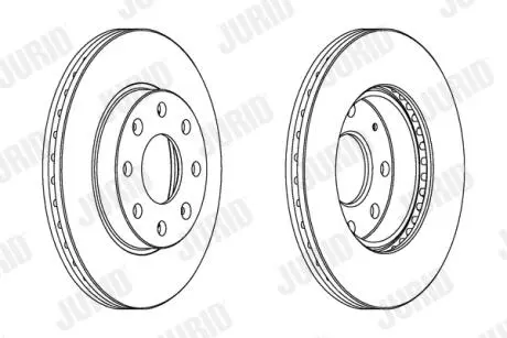 Диск тормозной DAEWOO Jurid 563019JC