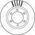 Диск тормозной TOYOTA Jurid 562168JC (фото 2)