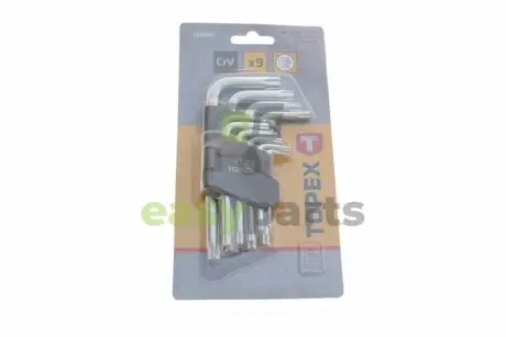 Набір ключів Г-под. Torx T10-T50 Topex 35D960