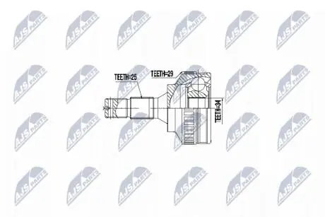 ШАРНИР РАВНЫХ УГЛОВЫХ СКОРОСТЕЙ NTY NPZ-CT-009
