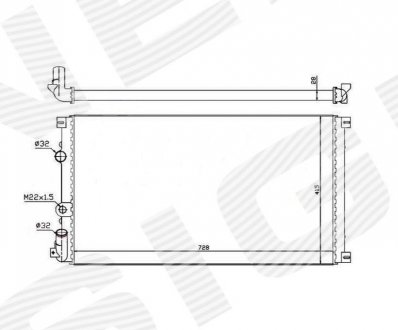 Радіатор Signeda RA63812Q