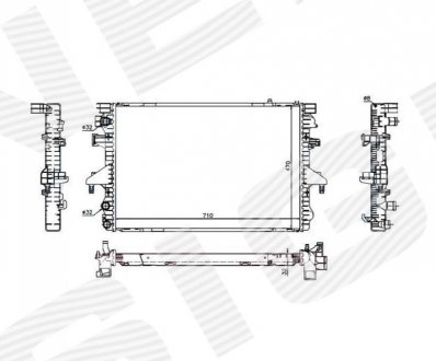 Радиатор Signeda RA65282Q