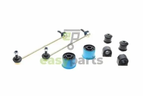 Комплект передньої підвіски VW Caddy/Golf/Passat/Tiguan/Touran 05- (d=23mm) (4 сайлент.важ/2 втулк.стаб. d=23mm) BELGUM PARTS BGKIT-8