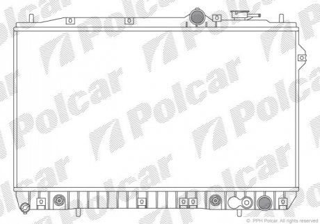 Радиатор охлаждения Polcar 401008-1