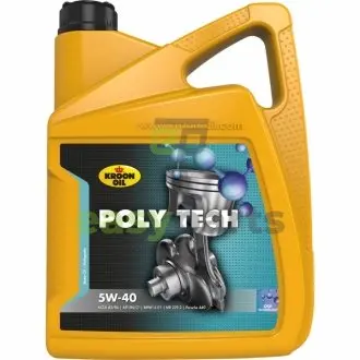 Олива моторна POLY TECH 5W-40 5л KROON OIL 36140
