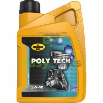 Олива моторна POLY TECH 5W-40 1л KROON OIL 36139