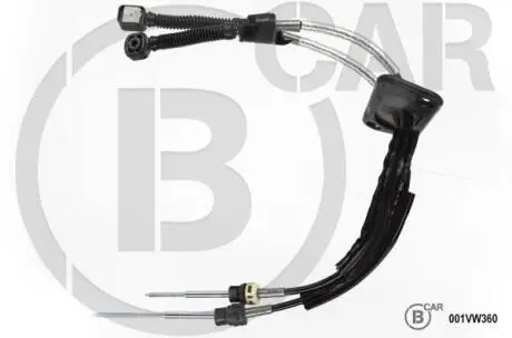 Фото трос приводу коробки передач B CAR 001VW360 Трос приводу коробки передач B CAR 001VW360