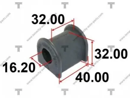 Втулка стабілізатора гумова TENACITY ASBTO1024