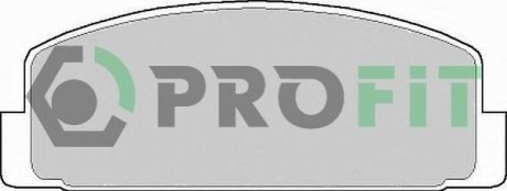 Колодки гальмівні дискові PROFIT 5000-0372 (фото 1)
