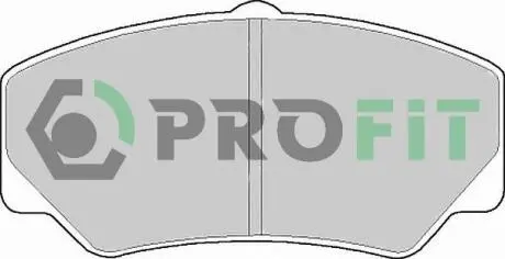 Фото колодки гальмівні дискові PROFIT 5000-0450 Колодки гальмівні дискові PROFIT 5000-0450