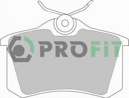 Колодки гальмівні дискові PROFIT 5000-0541