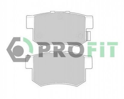Колодки гальмівні дискові PROFIT 5000-0956 (фото 1)