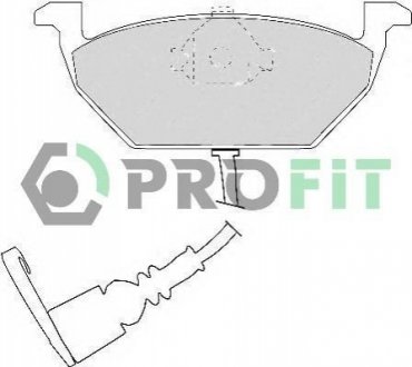 Колодки тормозные дисковые PROFIT 5000-1398 (фото 1)