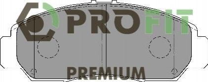 Колодки тормозные дисковые PROFIT 5005-1669