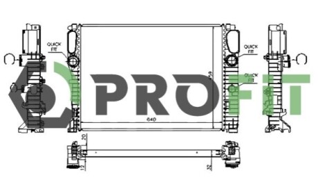 Радиатор охлаждения PROFIT 1740-0312