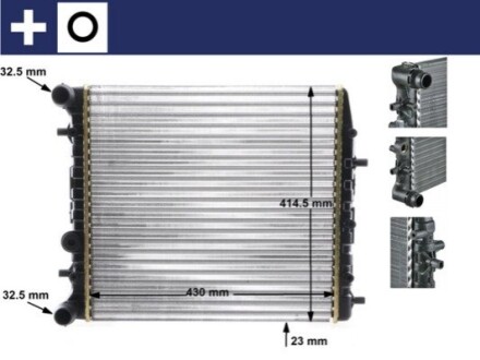 Радиатор охлаждения MAHLE / KNECHT CR 454 000S