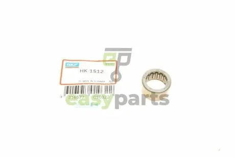 Підшипник КПП Renault Trafic/Master (15x21x12) (для штока куліси/гольчастий) SKF HK1512