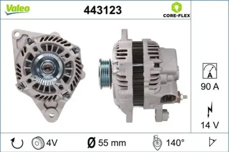 Генератор Valeo 443123
