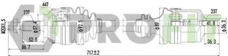 Піввісь PROFIT 2730-0866
