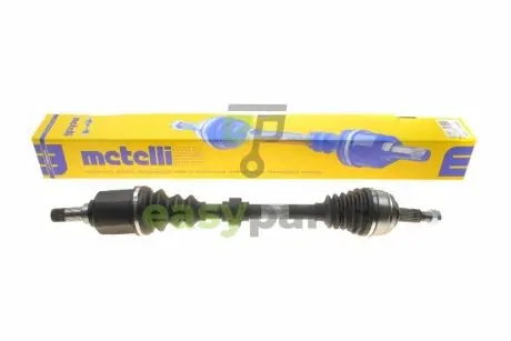 Піввісь (передня) (L) Dacia Duster 1.5dCi/1.6 МКПП 10-/Renault Megane 1.5dCi 08-15 (25z/26z/706mm) Metelli 17-1336