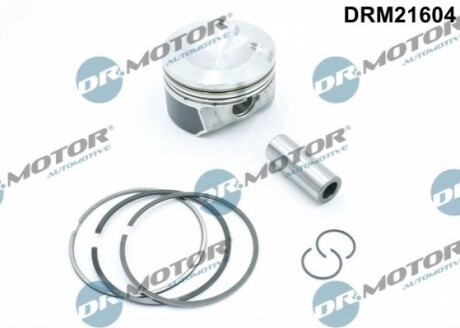 Поршень з поршневими кiльцями DR MOTOR DRM21604