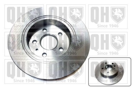 Гальмiвнi диски Opel Astra K 13509119, 13514612, 13597355, 95526571, 430264320, BG4761C QUINTON HAZELL BDC6160