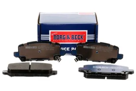 Гальмiвнi колодки дисковi BORG & BECK BBP2607