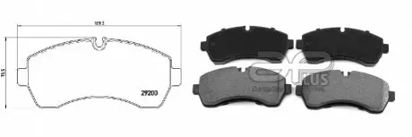 Колодки тормозные,перед APLUS 71268BAAP
