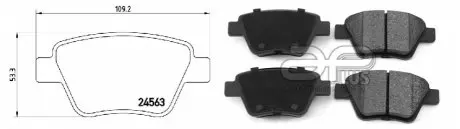 Колодка тормозная, лев/прав, задн VW TOURAN (1T3) (05/10-05/15) APPL APLUS 71176BAAP