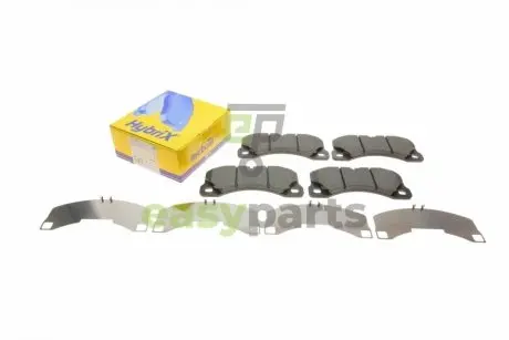 Колодки гальмівні (передні) Porsche Cayenne/Panamera/Macan/VW Touareg 09- Metelli 22-0957-3
