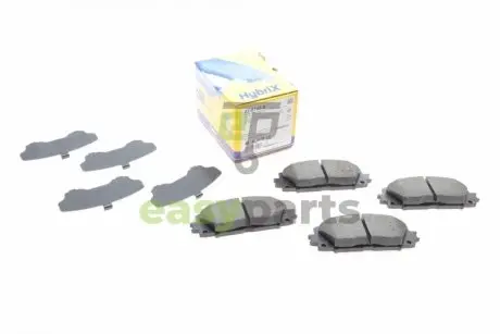 Колодки гальмівні (передні) Toyota Yaris 05-/Great Wall C30/Lingao/Tengyi 09- Metelli 22-0745-0
