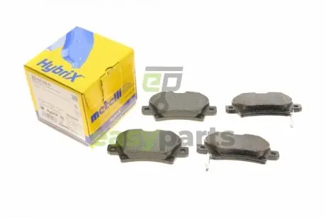 Колодки гальмівні (задні) Honda Civic 1.4-2.2 05- Metelli 22-0729-0