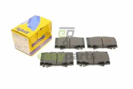 Колодки гальмівні (передні) Toyota Land Cruiser 100 98-07/Lexus LX 98-08 Metelli 22-0452-0