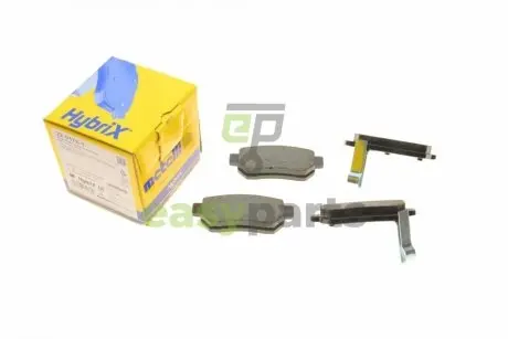 Колодки гальмівні (задні) Honda Jazz III/IV 02- Metelli 22-0176-1