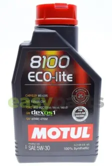 Олива 5W30 ECO-lite SAE 8100 (1л) (GM-dexos1 GEN3/FORD M2C 929-A/M2C 946-A) (107250/108212/104987) MOTUL 839511