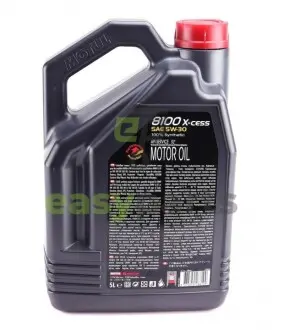 Олива 5W30 X-cess 8100 (5L) (VW 502 00/505 00/MB 229.5/226.5/RN0710-0700/LL-01) (108946) MOTUL 368106