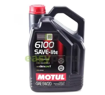 Олива 5W20 6100 Save-lite (5L) (FORD M2C 930A/FORD M2C 945A/GM dexos1/GM 6094M) знято з виробн MOTUL 841351