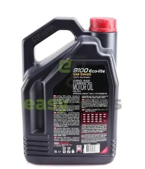 Олива 5W20 8100 Eco-lite (5L) (GM dexos1 GEN3/M2C 930-A/M2C 945-A) (109104) MOTUL 841451 (фото 1)
